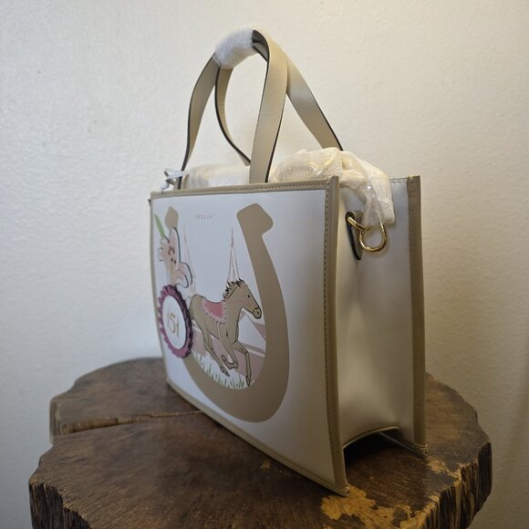 Radley London Kentucky Derby 151 Leather Satchel SS25 NWT - Picture 10 of 16